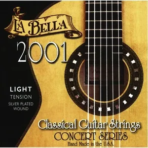 La Bella 2001 Hard Tension Flamenco Black Nylon pas cher