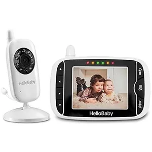 Hello Baby HB32 Moniteur Vidéo sans Fil avec Appareil Photo Numérique, Surveillance de la Température de Vision Nocturne et SystèmeVendu parfnac-be