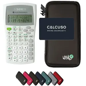 Texas Instruments CALCUSO Basispakket zwart met rekenmachine TI-30X IIB