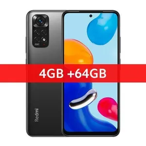 Xiaomi Redmi Note 11 4+64GO Gris Global Version Snapdragon 680 Octa Core 33W Pro Fast Charging 50MP Quad Camera 90Hz AMOLED