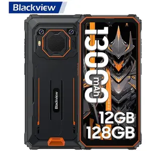 Smartphone Débloqué Blackview BV6200 Pro Téléphone Portable Incassable Android 13 6,56" 13000mAh 12Go+128Go 13MP Dual SIM - OrangeVendu parcdiscount