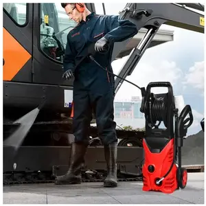 DREAMADE Nettoyage Haute Pression avec 2 roues, 140 bar, 1400w, 5.01 L... pas cher