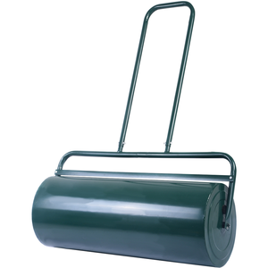 Rouleau à Gazon Jardin COSTWAY - Ø 32cm - Acier - 48L - Poignée en Tub... pas cher
