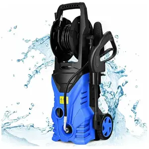 GOPLUS Nettoyeur Haute Pression 1400W, 140 Bar, 300 L/H avec Buse Lotu... pas cher