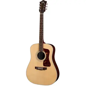 Guild D-50E Standard Natural elektrisch-akoestische westerngitaar met koffer pas cher
