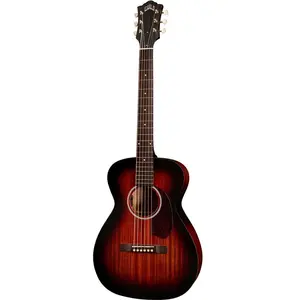 Guild M-20E Vintage Sunburst elektrisch-akoestische westerngitaar met koffer pas cher