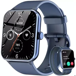 BLACKVIEW Montre Connectée Homme avec Appel Bluetooth/2 Bracelet/100+M...Vendu parcdiscount