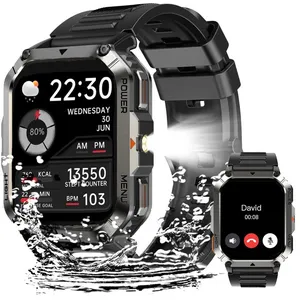 Blackview Montre connectée Homme 2.01" Smartwatch Sport GPS avec Répon... pas cher