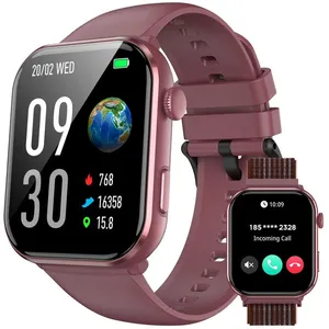 BLACKVIEW Montre Connectée Femme 1.96 Smartwatch avec Appel 2 Bracelet...Vendu parcdiscount
