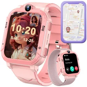 4G Montre Connectée Enfant FeipuQu Appel Vidéo GPS SOS Chat Calculatri... pas cher