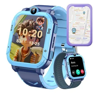 4G Montre Connectée Enfant FeipuQu Appel Vidéo GPS SOSChatRéveilJeuxCa... pas cher