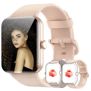 Blackview Montre connectée Femme avec Appels Bluetooth, 3 Bracelets, C...