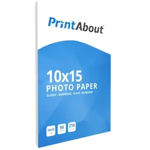 PrintAbout Premium Glossy 10 x 15 210 grams fotopapier (50 vel) pas cher