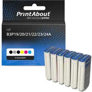 PrintAbout huismerk Inktcartridge B3P19/20/21/22/23/24A (727) 6-kleure... pas cher