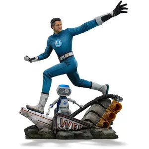 Iron Studios Mister Fantastique Et H.e.r.b.i.e Statue Art Scale 1/10 L... pas cher