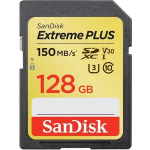 Carte SDXC SanDisk Extreme Plus 128 Go V30 UHS-I U3 pas cher