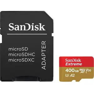 Carte mémoire flash - SANDISK - 400GB - 160MB/s A2 C10 V30 UHS-I U3 pas cher