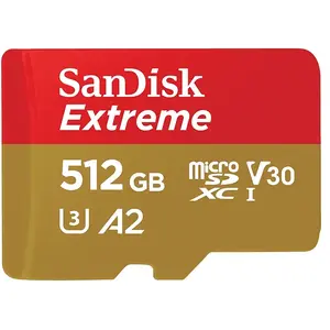 Comparateur de prix : Sandisk Carte Mémoire Extreme Microsdxc 512 Gb (00121589)