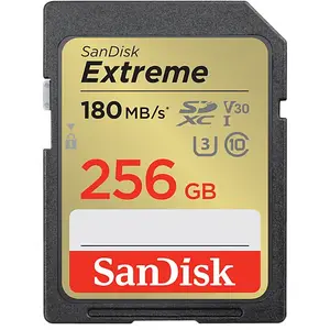 Comparateur de prix : Sandisk Carte Mémoire Extreme Sdxc 256 Gb (00121581)