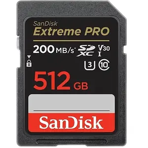 Comparateur de prix : Carte mémoire SD SanDisk Extreme Pro SDXC UHS-I U3 Class10 512 Go