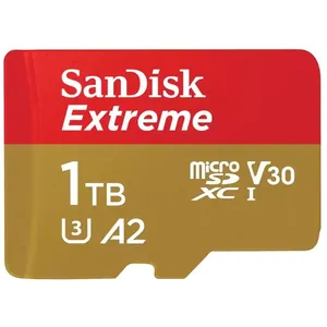 SANDISK Carte mémoire Micro SDXC flash SanDisk Extreme 1 To Class10 A2 V30 U3 vitesse 190/130Mb/s pas cher