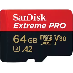 Comparateur de prix : SanDisk Extreme PRO microSDXC UHS-I U3 64 Go + Adaptateur SD