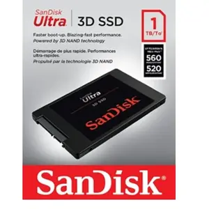 Disque SSD Interne SanDisk Ultra 3D 1 To Noir + Rescu pro pas cher