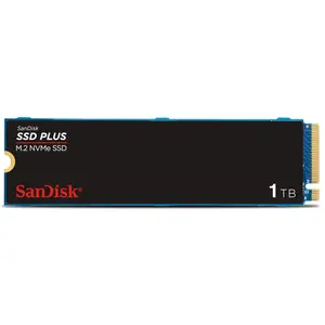 SanDisk SSD Plus 1 To, M.2 2280, PCIe Gen3 NVMe SSD, avec une vitesse de lecture allant jusqu'à 3200 MB/s pas cher