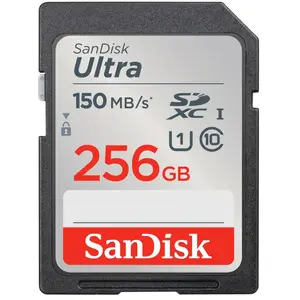 Comparateur de prix : Carte mémoire SD SanDisk Ultra SDXC UHS-I U1 Class10 256 Go