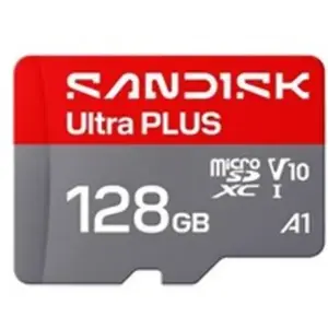 Carte mémoire Micro SDXC SanDisk Ultra Plus 128 Go UHS-I pas cher