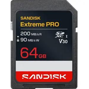 Sandisk Extreme PRO SDXC 64 Go 90 Mo/s SDSDXXU-064G-GSCIN pas cher