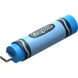 SanDisk SanDisk Crayola - Clé USB - 64 Go - USB-C 3.2 Gen 1 - bleu céruléen pas cher