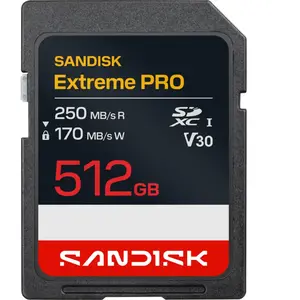 Sandisk Extreme PRO SDXC 512 Go 170 Mo/s SDSDXXJ-512G-GSCIN pas cher