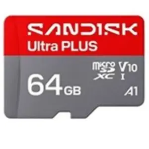 Carte mémoire Micro SDXC SanDisk Ultra Plus 64 Go UHS-I pas cher
