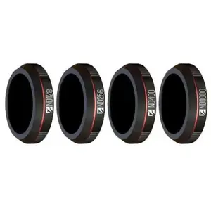 Freewell Longue exposition - Série 4K - Lot de 4 filtres ND128, ND256, ND400, ND1000 compatibles avec Mavic 2 Zoom/Enterprise pas cher