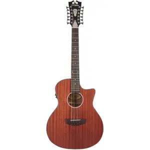 D'Angelico D'angelico Premier Fulton Ls Natural Mahogany Guitare ... pas cher