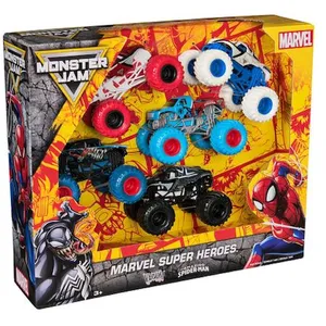 Pack de 5 véhicules Dc Comics Spider-Man Die-Cast Monster Jam pas cher