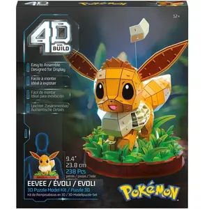 Puzzle 3D 238 pièces 4D Build Evoli Pokémon pas cher