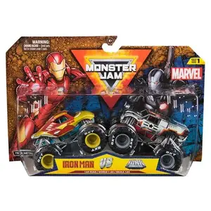 Comparateur de prix : Pack de 2 véhicules Monster Jam Marvel Die Cast Modèle aléatoire