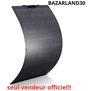 BAZARLAND30.ALLPOWERS SF100 Panneau Solaire Flexible 100W avec étanché...