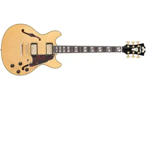 D'Angelico D'angelico Deluxe Mini Dc Stopbar Satin Honey Guitare ...Vendu parbax-music
