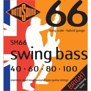 Rotosound SM66 Swing Bass stainless steel hybrid - Jeu de Cordes basse