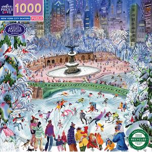 Puzzle 1000 pièces Eeboo New York City Skaters pas cher
