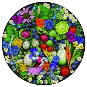 eeBoo récolte Biologique-Puzzle 500 pièces en Carton recyclé-PZFOHV pas cher