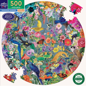Puzzle 500 pièces Eeboo Paradise Garden pas cher