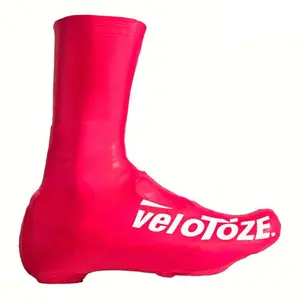 Velotoze Overschoenen Road 2.0 Hoog Rubber Roze Maat Xl pas cher