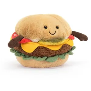 Jellycat Peluche Amuseable Burger (12 cm) pas cher