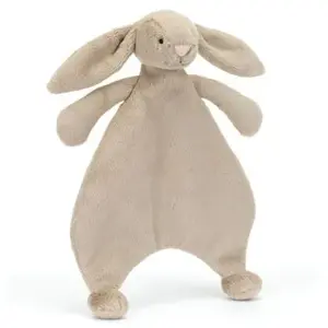 Jellycat Doudou plat Bashful Lapin Beige (27 cm) pas cher