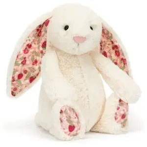 Jellycat Peluche Bashful Lapin en fleurs Crème (31 cm) pas cher