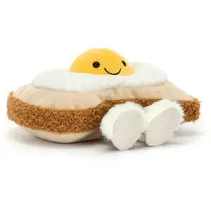 Jellycat Peluche Amuseable Toast Egglantine sur pain grillé (16 cm) pas cher